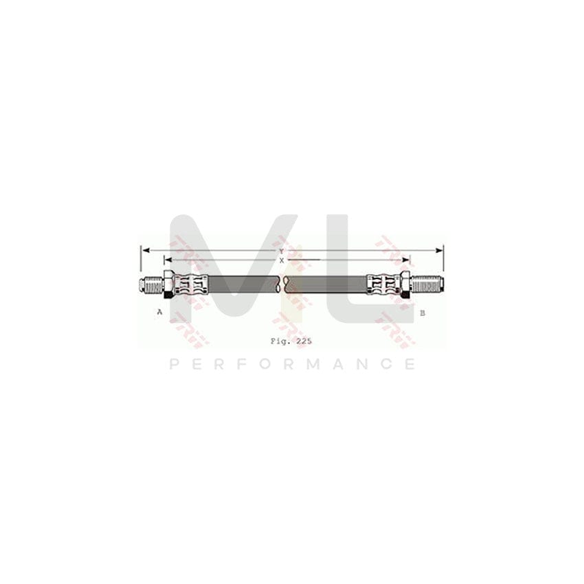 TRW PHA359 Brake Hose for FORD SCORPIO 235mm, M10x1 | ML Performance Car Parts