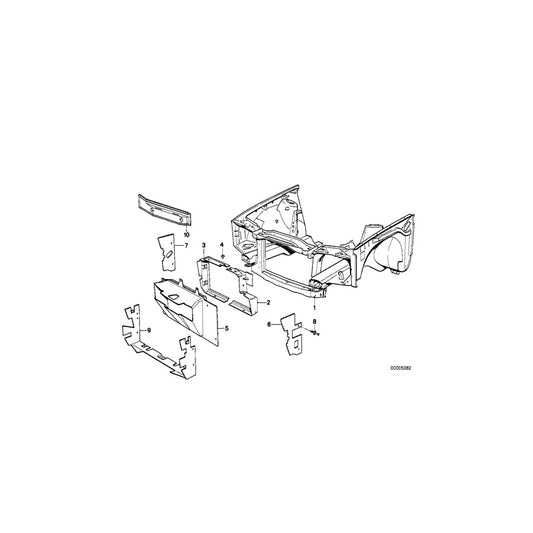 Genuine BMW 51711937974 E30 Air Intake Tube Right (Inc. 325i, 324d & M3) | ML Performance US Car Parts