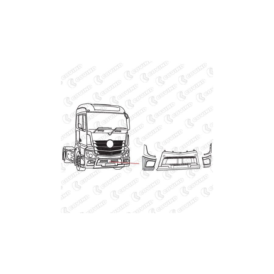 Covind 960/592 Bumper