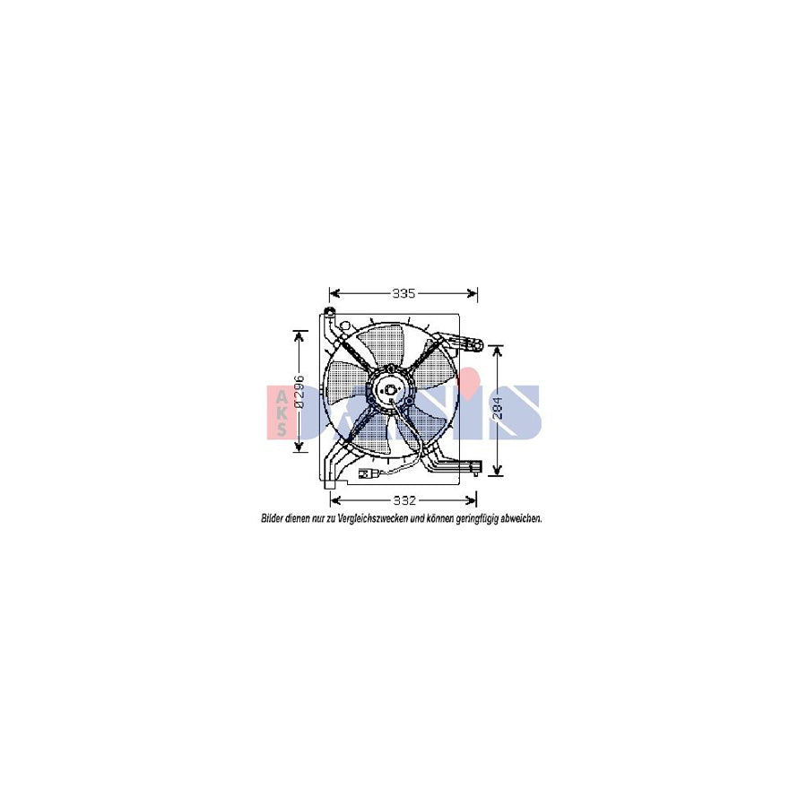 AKS Dasis 518014N Fan, Radiator