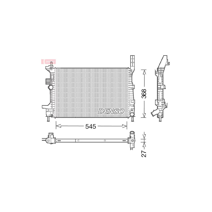 DENSO DRM10029 Engine Radiator