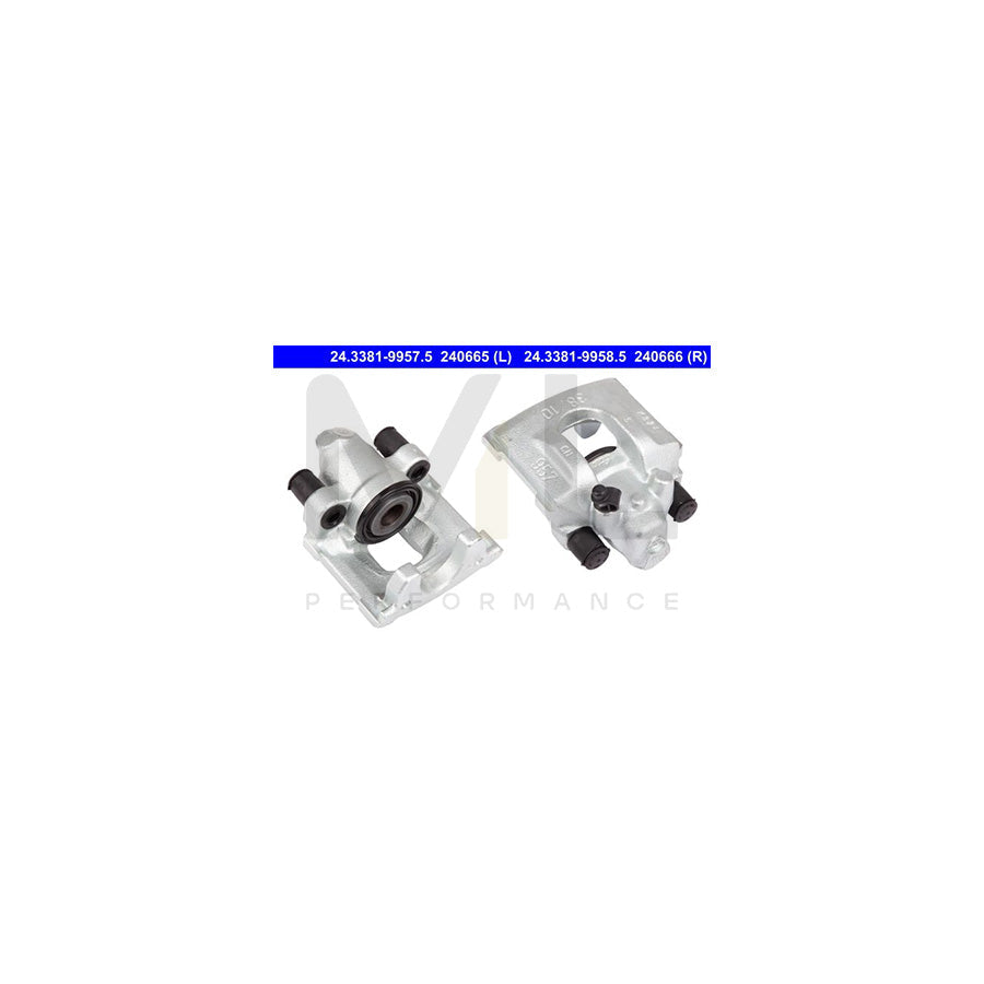 ATE 24.3381-9958.5 Brake Caliper for SAAB 9-5 without holder