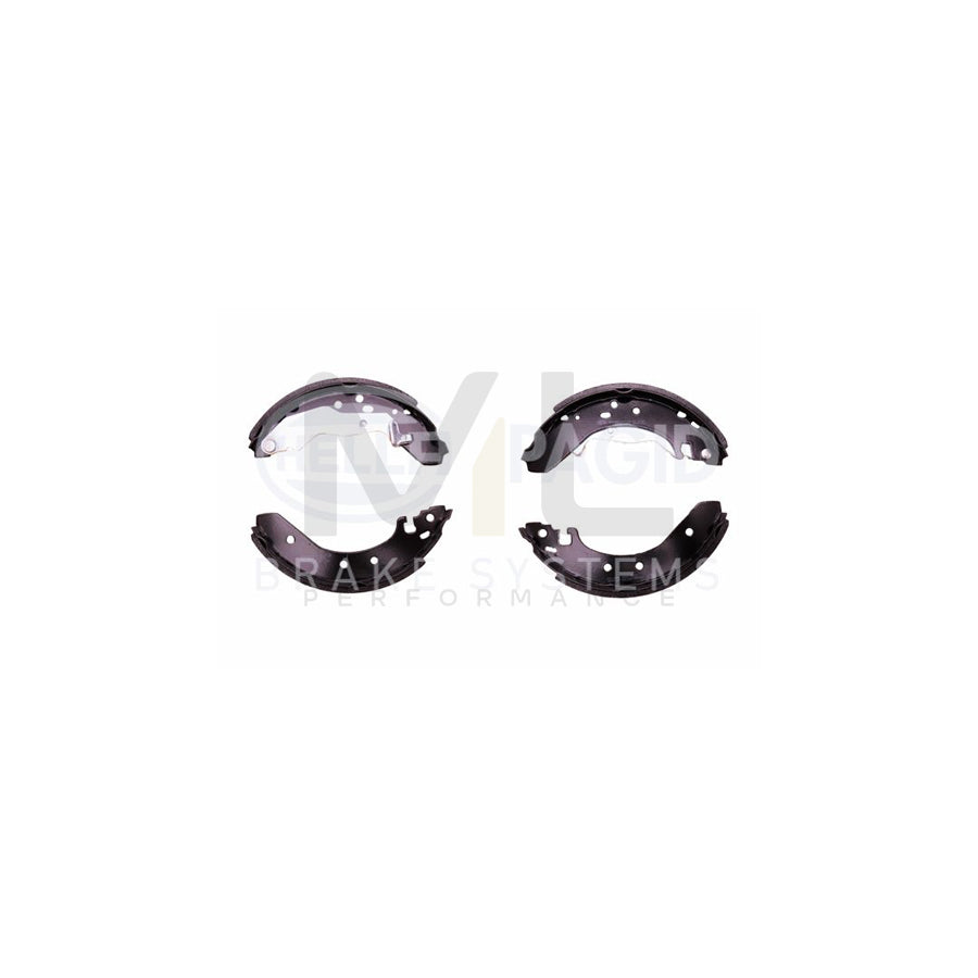 HELLA 8DB 355 001-321 Brake Shoe Set with handbrake lever