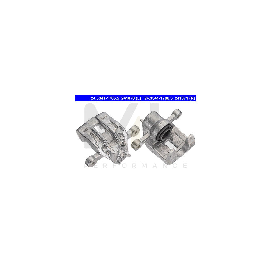 ATE 24.3341-1706.5 Brake Caliper without holder