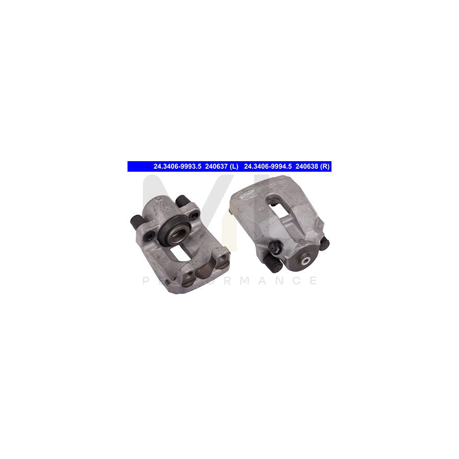 ATE 24.3406-9993.5 Brake Caliper for BMW 5 Saloon (E39) without holder