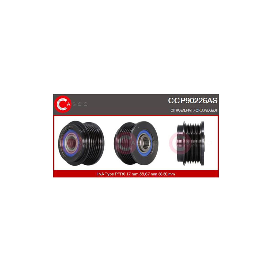 Casco Ccp90226As Pulley, Alternator