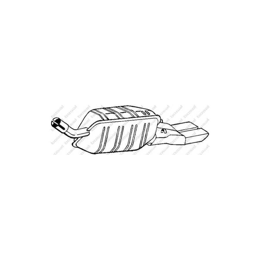 Bosal 185-229 Rear Silencer