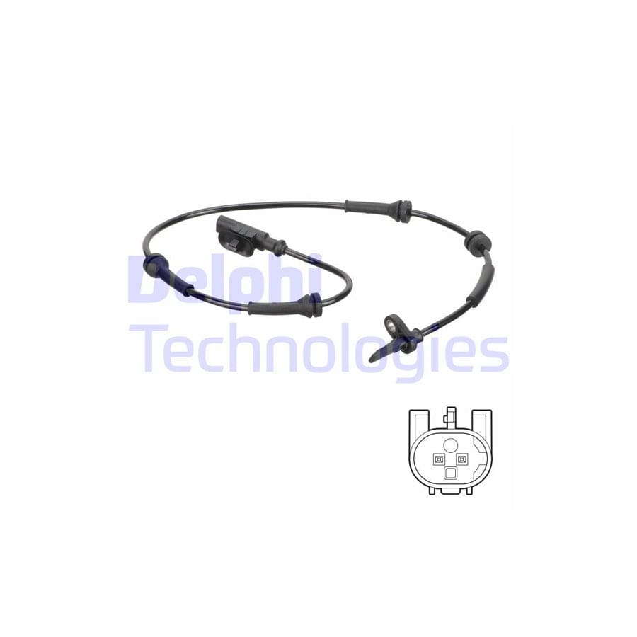 Delphi Ss20831 Abs Sensor For Fiat Panda Iii Hatchback (312, 319)