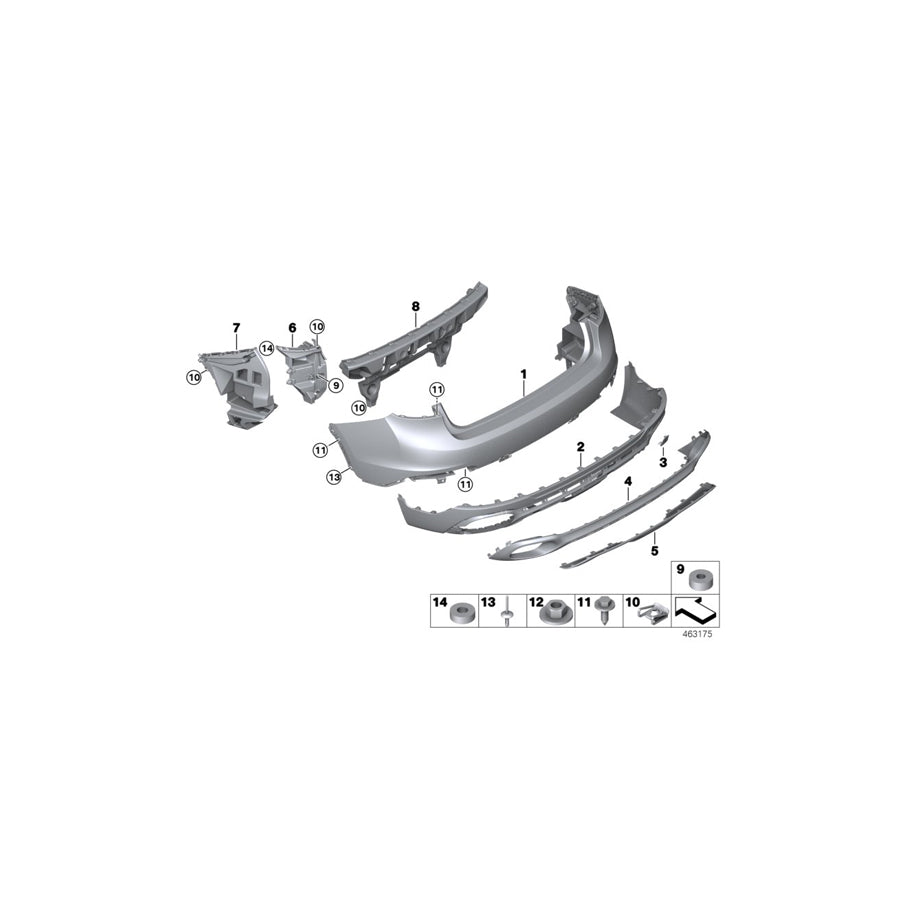 Genuine BMW 41007451039 F16 Spacer Holder (Inc. X6) | ML Performance US Car Parts