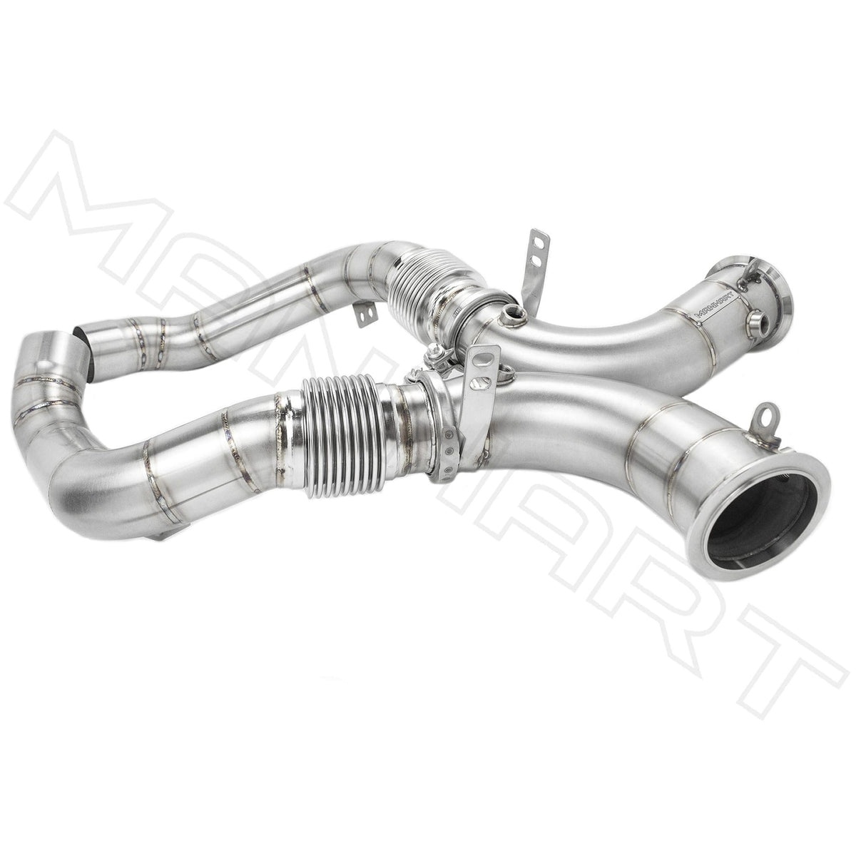MANHART MH5F9011100_M8 DOWNPIPES RACE FOR BMW F9X M8 (COMPETITION) CAT-REPLACEMENT (PART 1 OF 2)