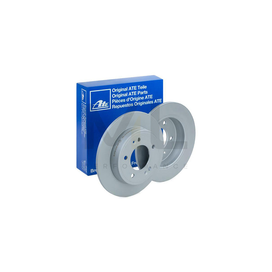 ATE 24.0110-0379.1 Brake Disc Solid, Coated, Alloyed / High-carbon  - 1 piece