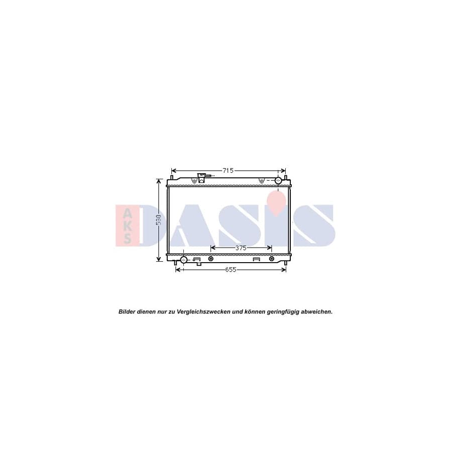 AKS Dasis 070176N Engine Radiator for Infiniti M35 III (Y50)