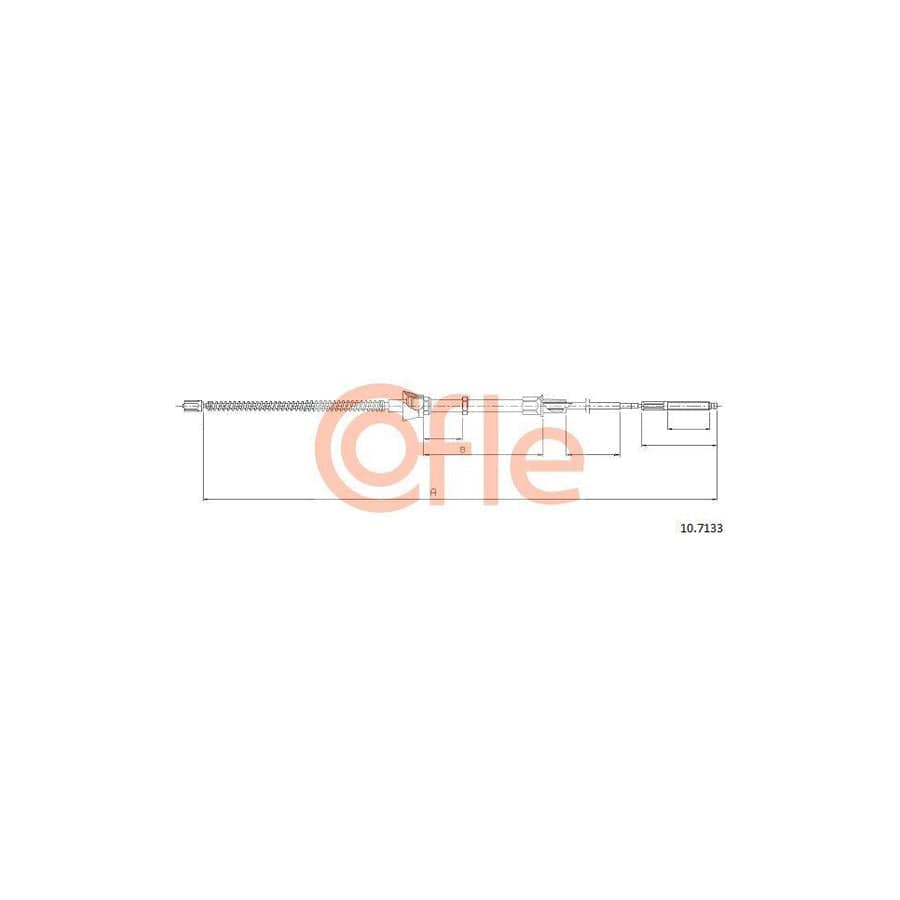 Cofle 10.7133 Hand Brake Cable