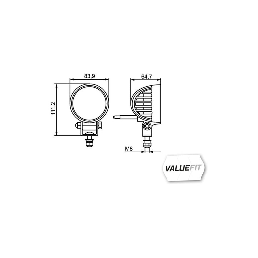 Hella 1G0 357 000-011 Worklight