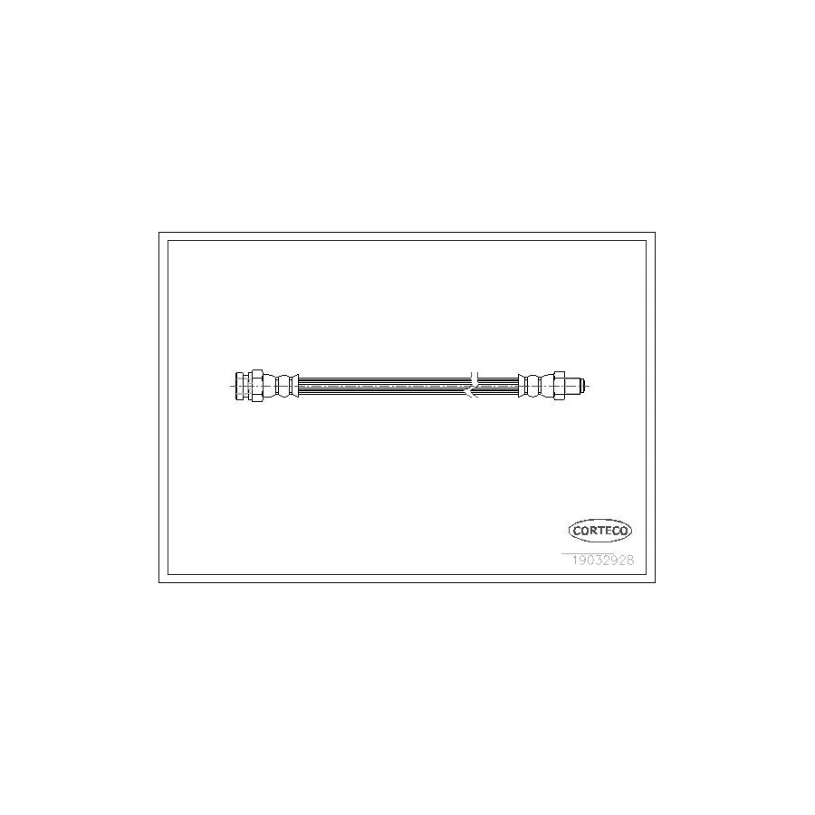 Corteco 19032928 Brake Hose