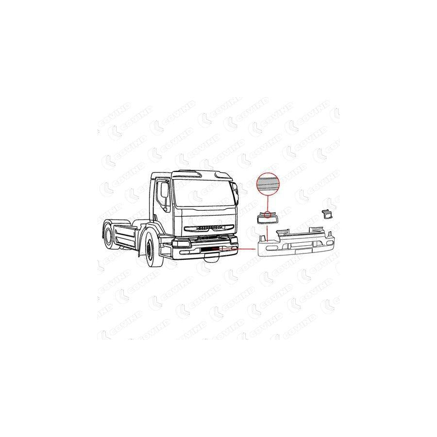 Covind 385/134 Frame, Headlight