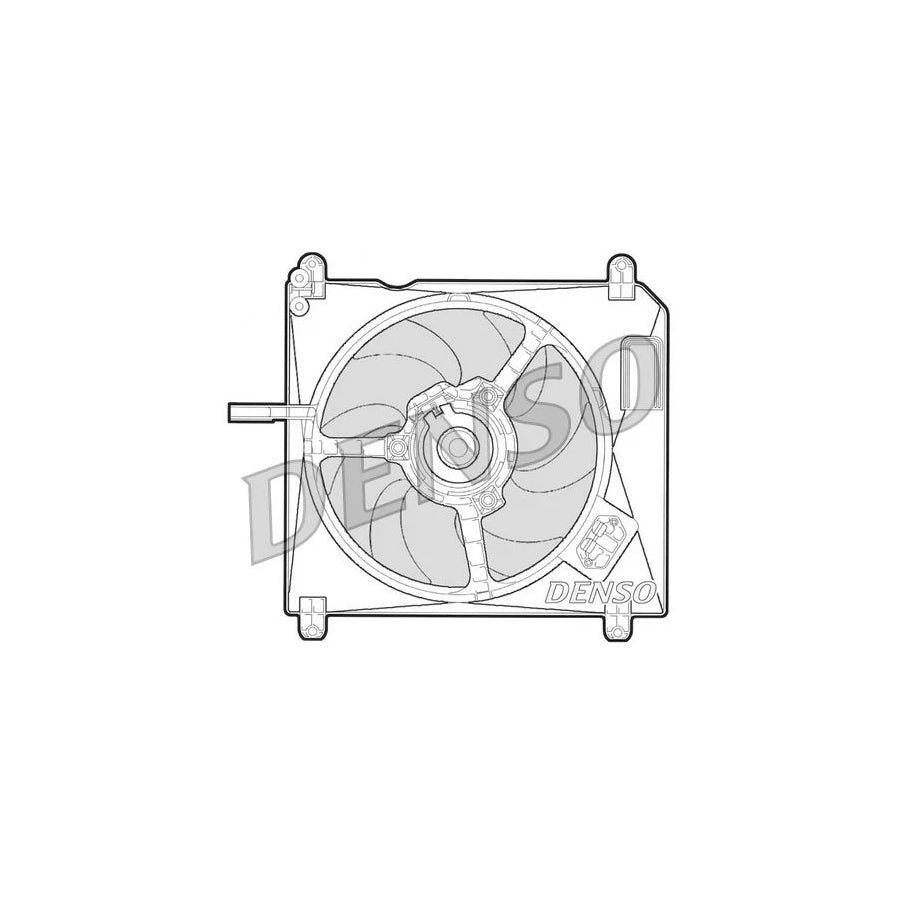 DENSO DER09010 Fan, Radiator for Fiat Marea