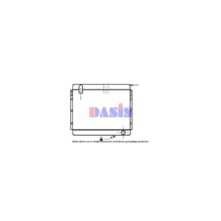 AKS Dasis 130290T Engine Radiator