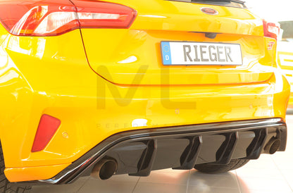 Rieger 00088179 Ford DEH Focus 4 ST Rear Diffuser 2 | ML Performance UK Car Parts