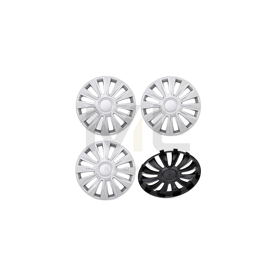 ARGO 14 AVALONE CARBON Wheel trims 14 Inch Carbon, Silver
