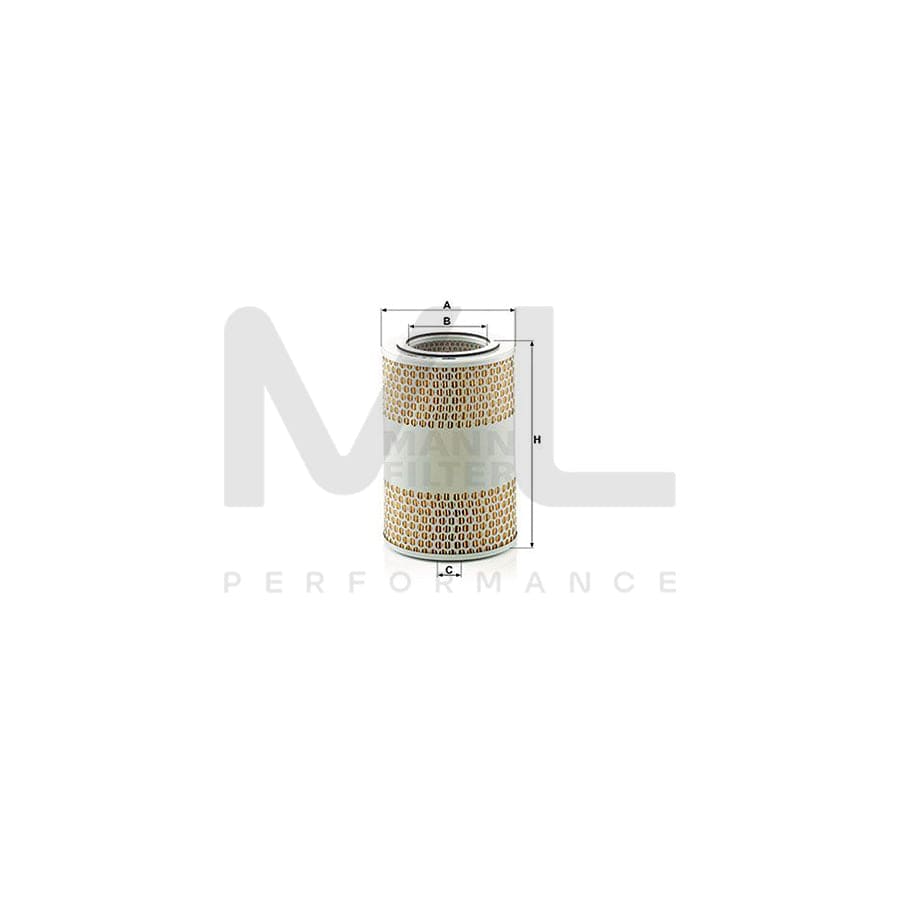 MANN-FILTER C 15 124/4 Air Filter Filter Insert