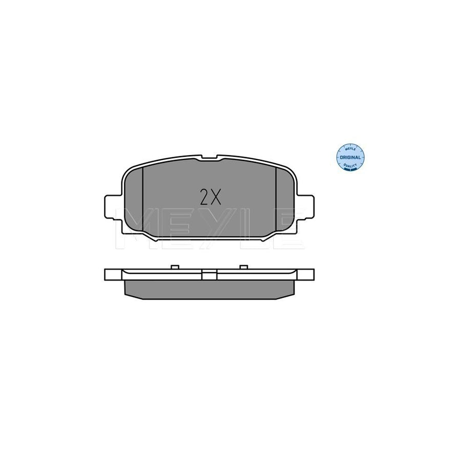 Meyle 025 228 4418 Brake Pad Set For Jeep Compass (Mp, M6)