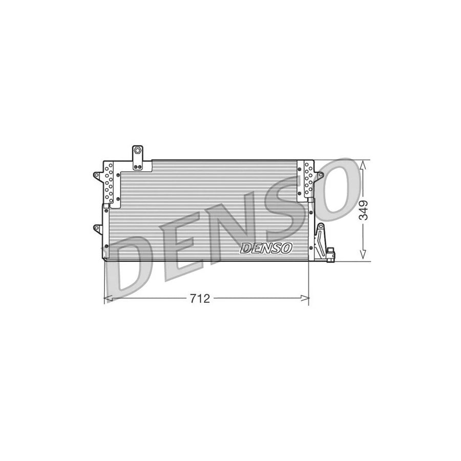 DENSO DCN32007 Air Conditioning Condenser for VW Passat