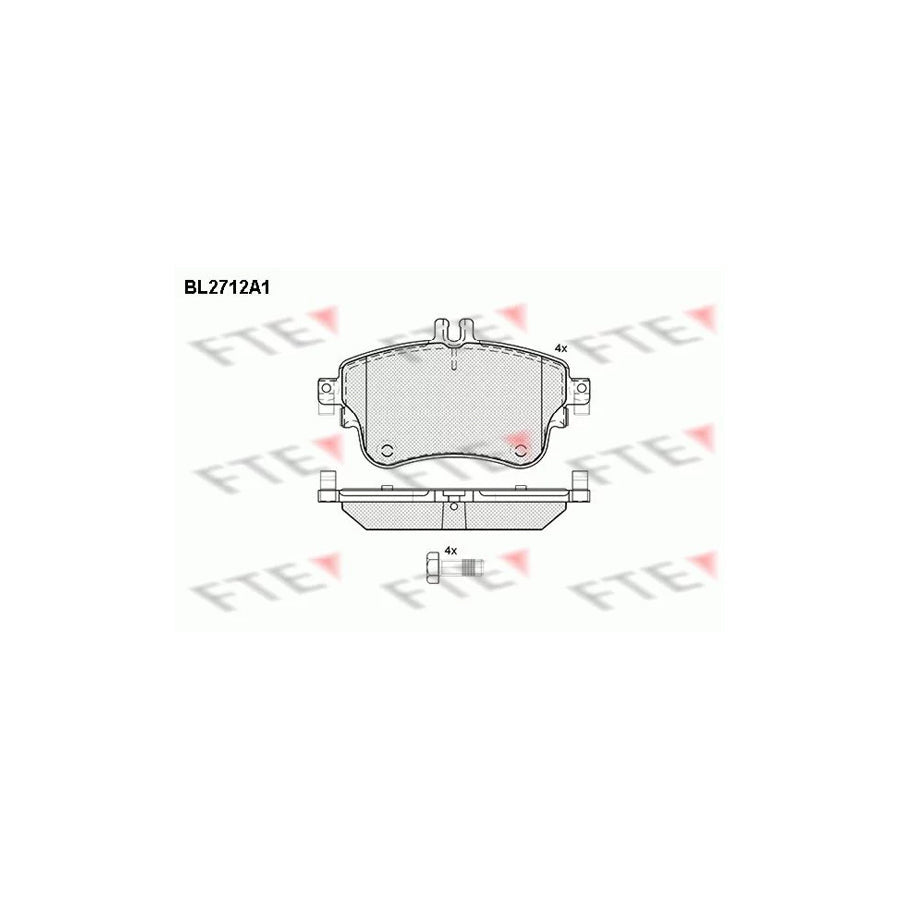 FTE Bl2712A1 Brake Pad Set