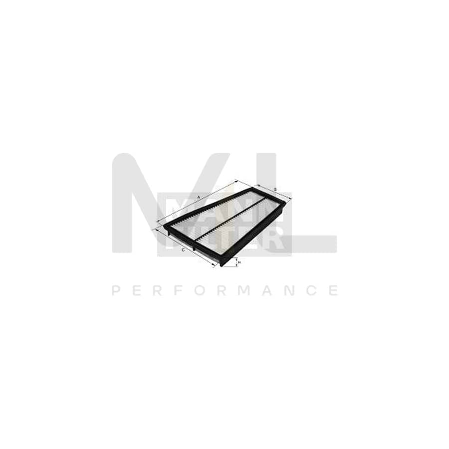 MANN-FILTER C 3032/3 Air Filter for KIA CLARUS Filter Insert