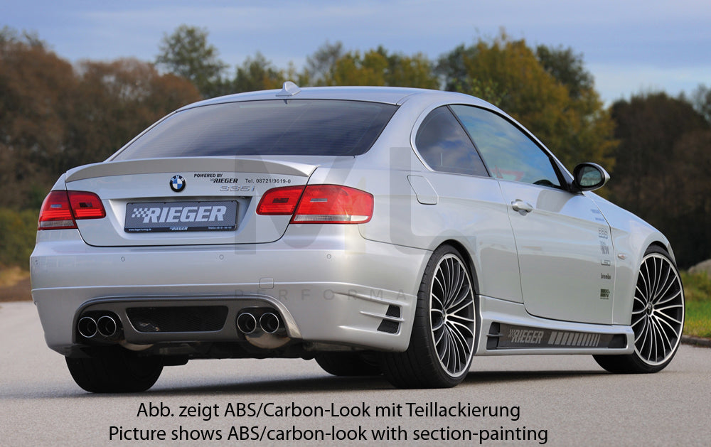 Rieger 00099568 BMW 3 Series E92 E93 Rear Diffuser 5 | ML Performance UK Car Parts
