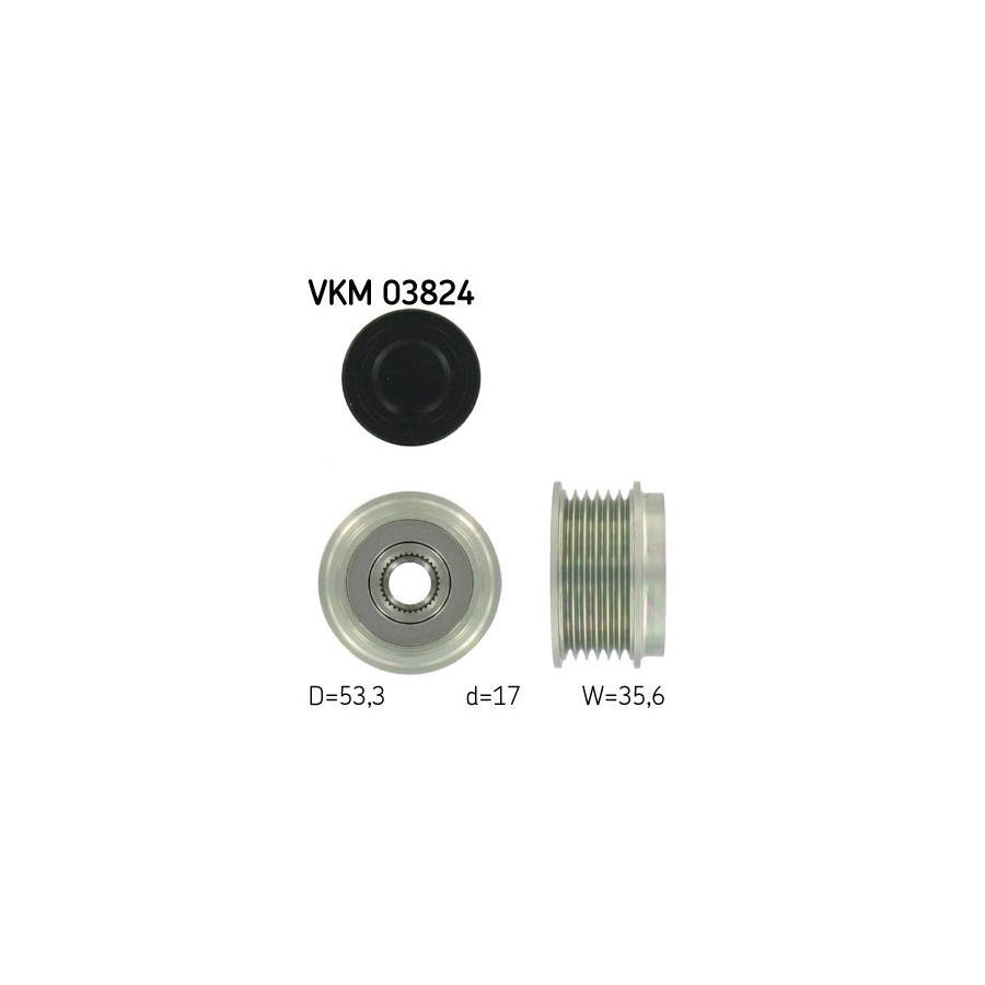 Skf Vkm 03824 Alternator Freewheel Clutch | ML Performance US Car Parts