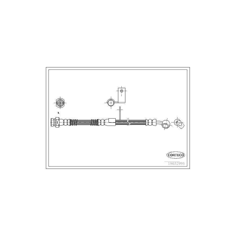Corteco 19032996 Brake Hose