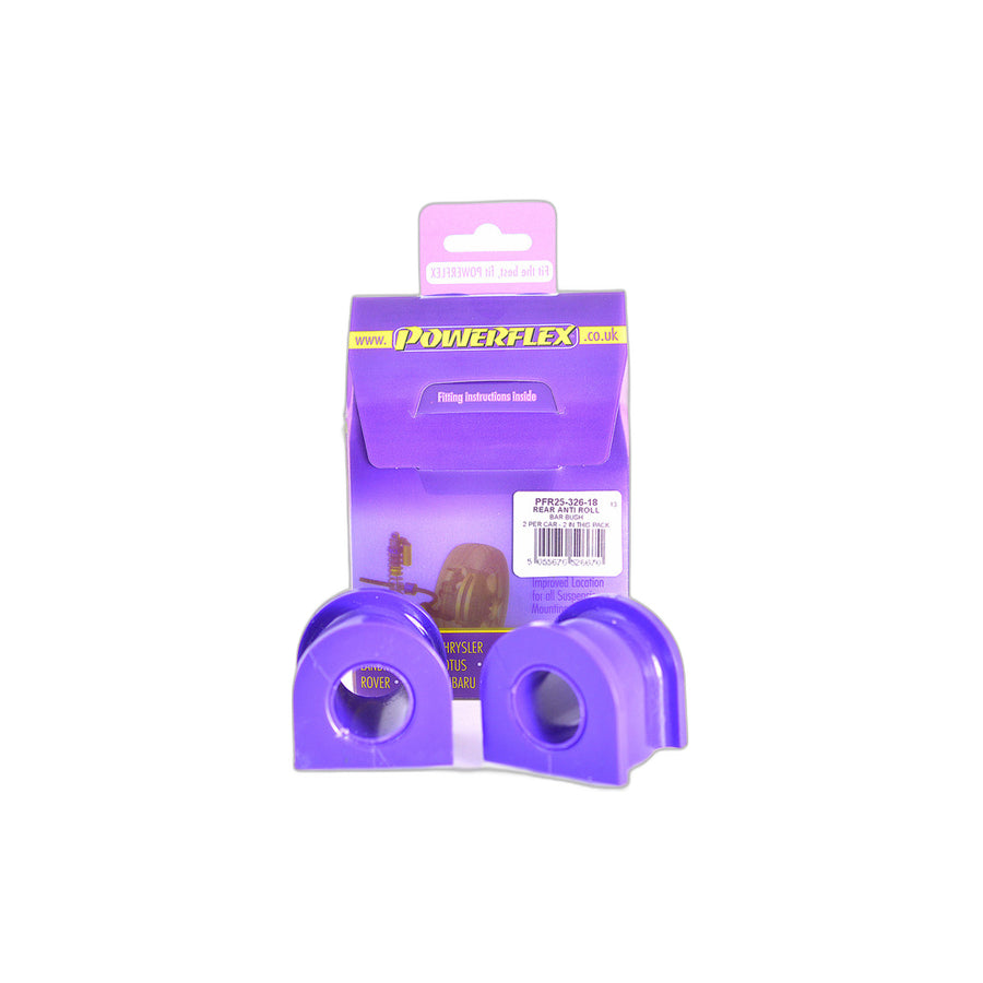 Powerflex PFR25-326-18 Honda Rear Anti Roll Bar Bush 18mm (Inc. CR-V & Civic) | ML Performance US Car Parts