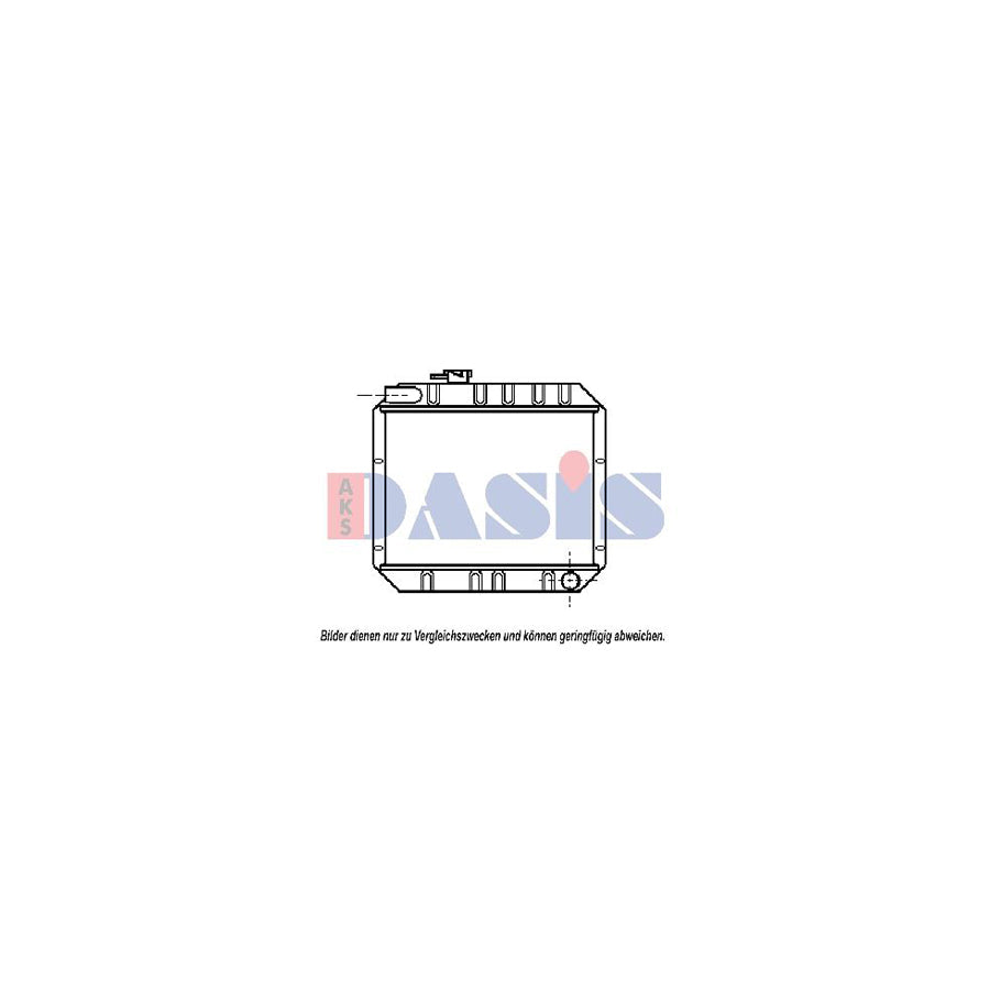 AKS Dasis 092220N Engine Radiator for Ford Escort Mk2 Saloon (Ath)