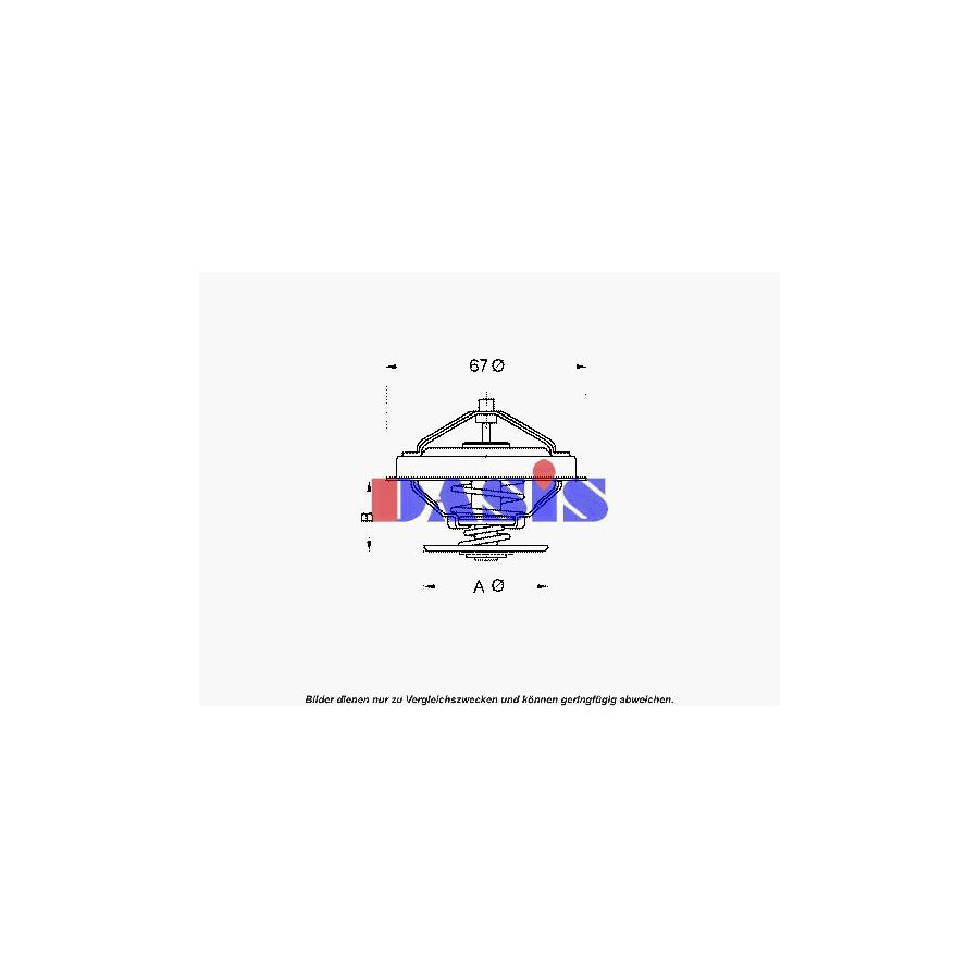 AKS Dasis 751890N Engine Thermostat for VW Transporter