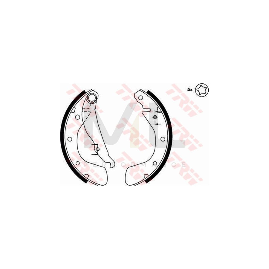 TRW GS8542 Brake Shoe Set | ML Performance Car Parts
