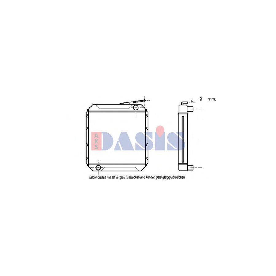 AKS Dasis 130330T Engine Radiator