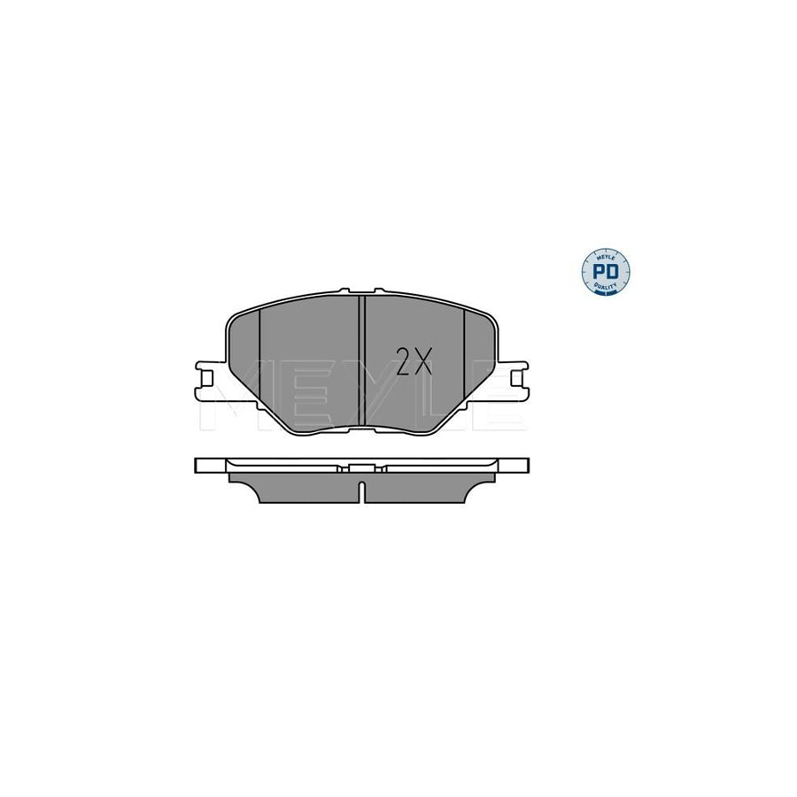 Meyle 025 228 3819/Pd Brake Pad Set