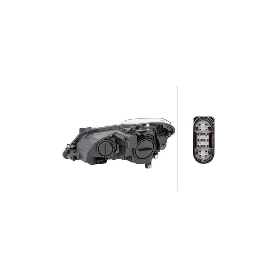 Hella 1EL 009 647-921 Headlight Suitable For Mercedes-Benz E-Class