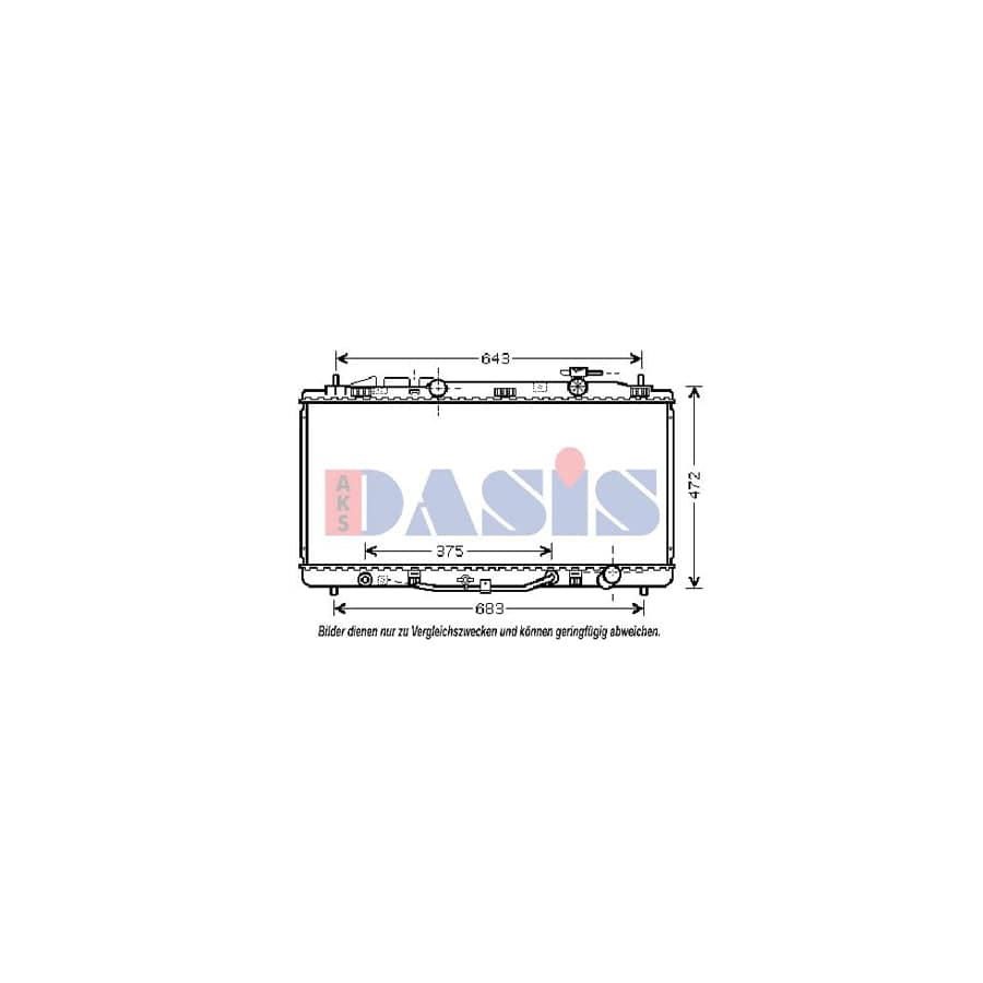 AKS Dasis 210209N Engine Radiator