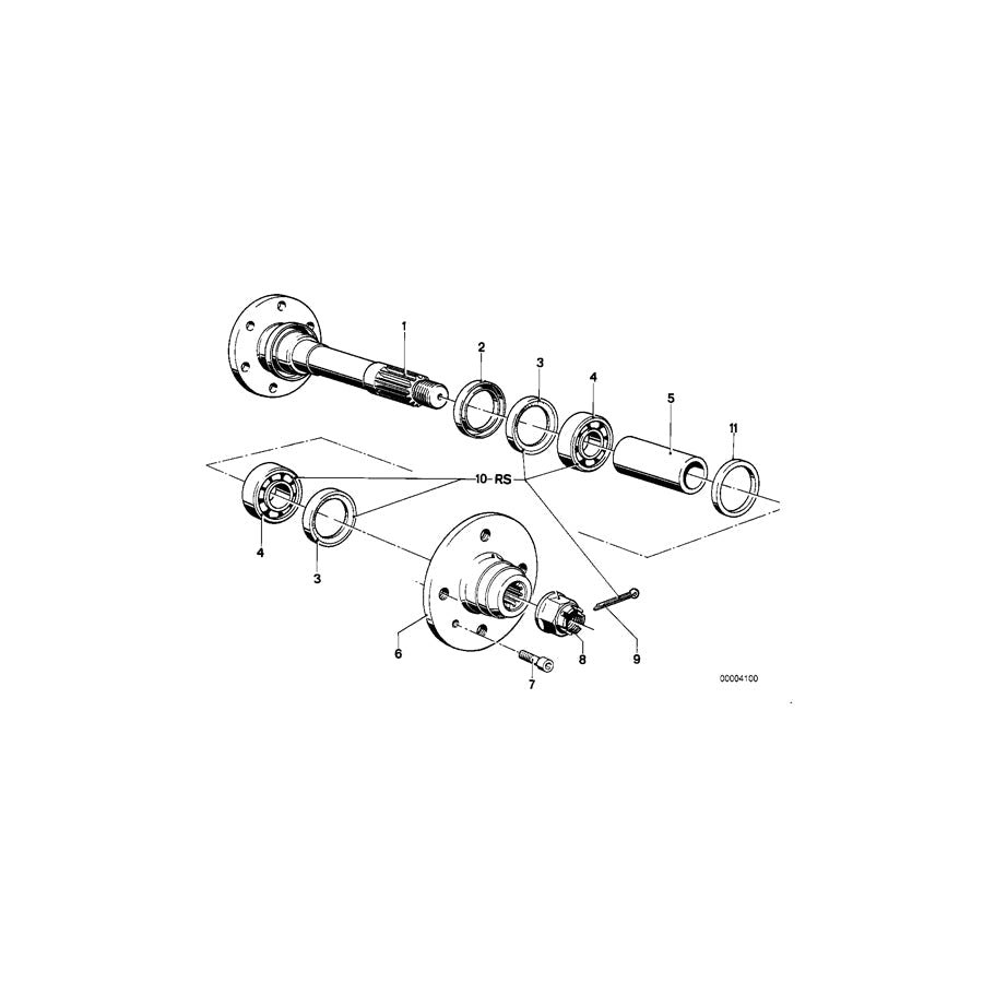 Genuine BMW 33411118732 E21 Shim 2,850MM (Inc. 320, 320i & 318i) | ML Performance US Car Parts
