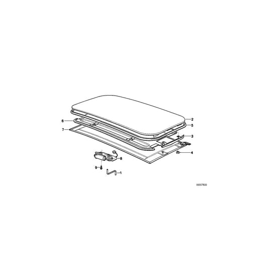 Genuine BMW 54128108895 E31 Trim Panel PERGAMENT (Inc. 850Ci) | ML Performance US Car Parts