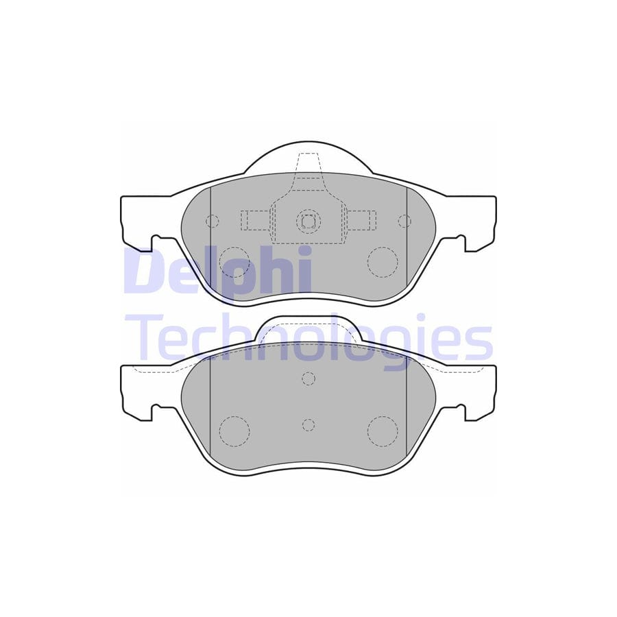 Delphi Lp1714 Brake Pad Set