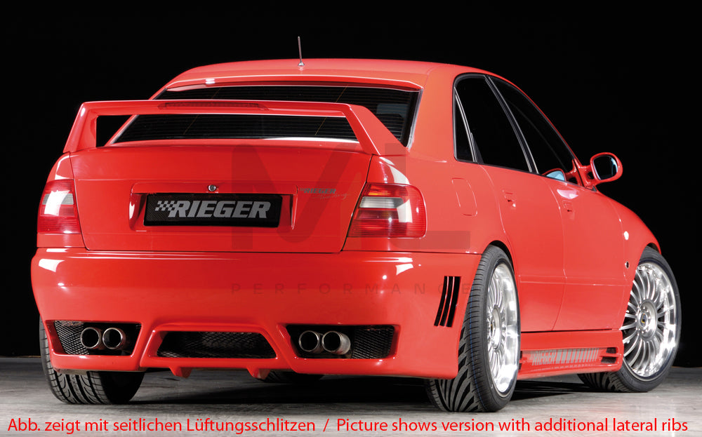 Rieger 00055046 Audi B5 A4 Rear Bumper 3 | ML Performance UK Car Parts