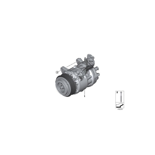 Genuine BMW 64526926546 G07 Rp A/C Compressor W/O Magnetic Clutch R134A/R1234YF (Inc. X7 30dX, X7 40iX & X7 M50dX) | ML Performance US Car Parts