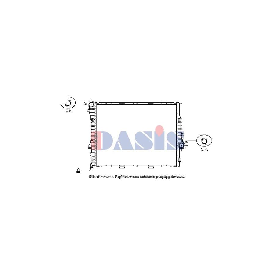 AKS Dasis 050041N Engine Radiator for BMW X5 (E53)