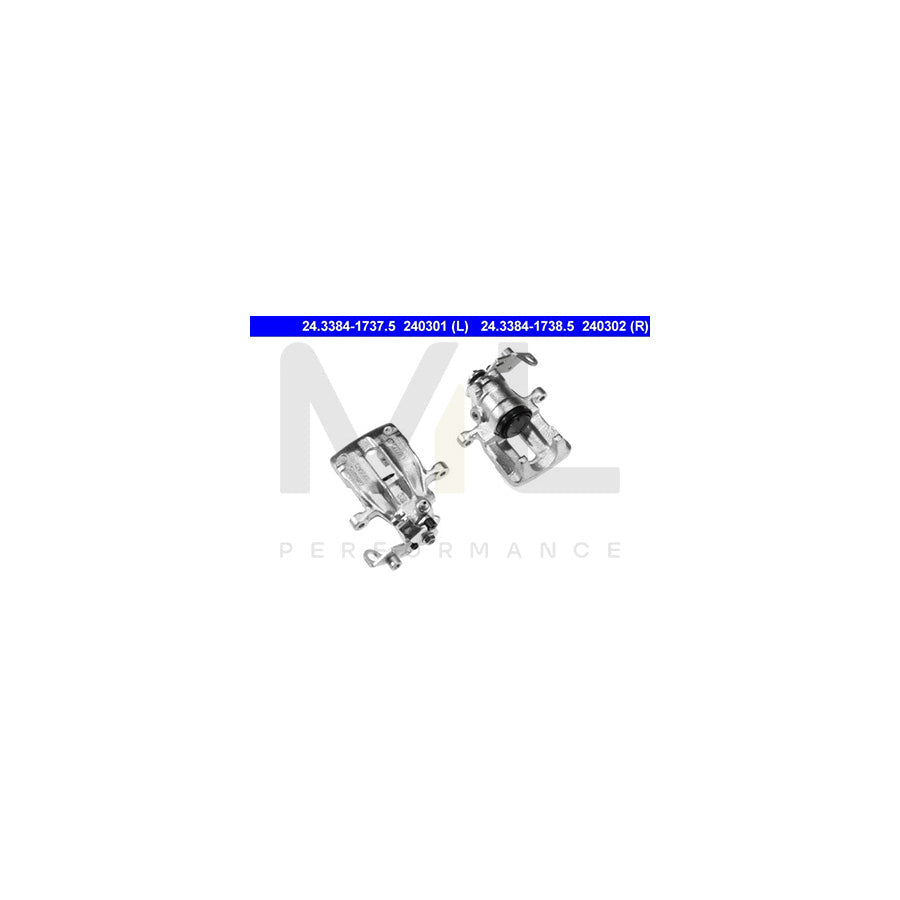 ATE 24.3384-1737.5 Brake Caliper without holder