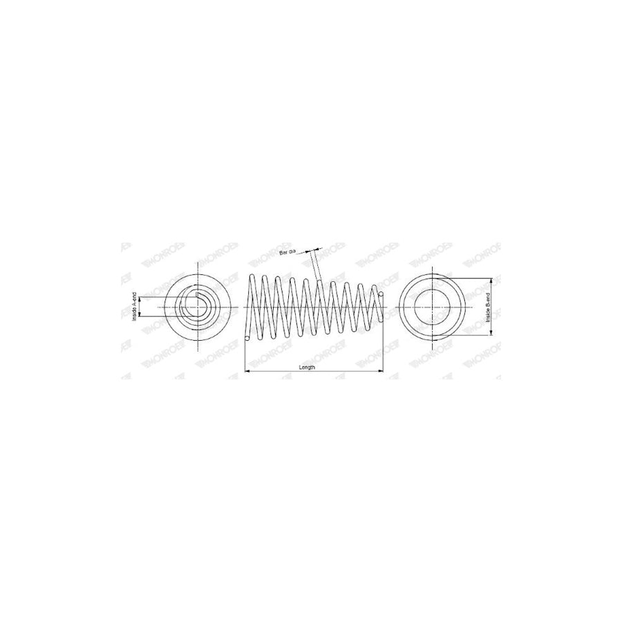 Monroe Sp1291 Coil Spring