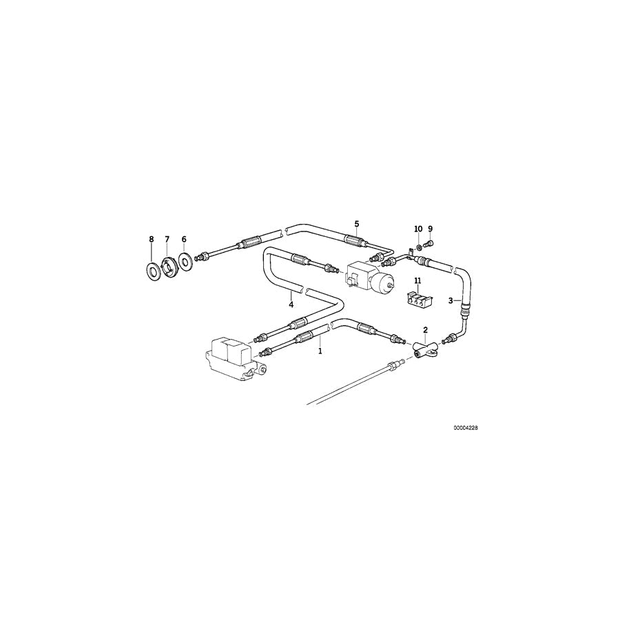 Genuine BMW 32411138603 E31 Washer 12X30 (Inc. 840i, 850CSi & 850Ci) | ML Performance US Car Parts