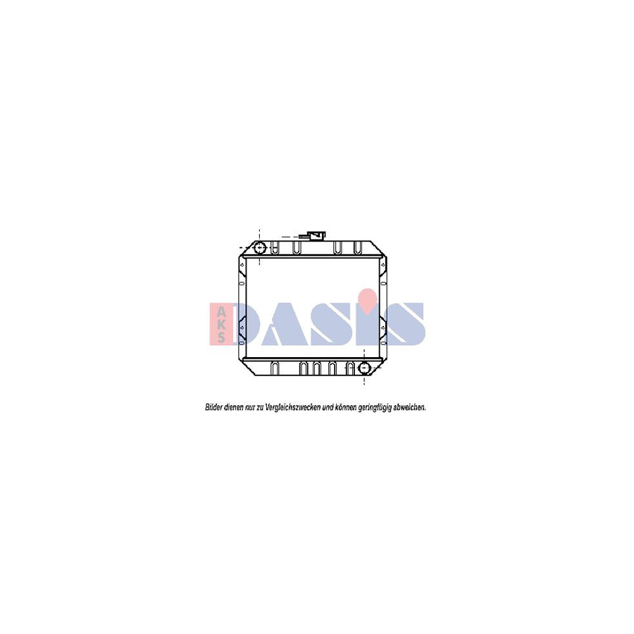 AKS Dasis 092280N Engine Radiator for Ford Capri